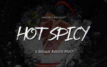 Hot Spicy - Brush Typeface