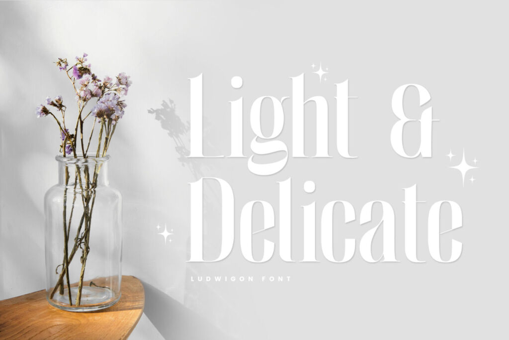 Ludwigon – A Modern Serif Typeface font preview