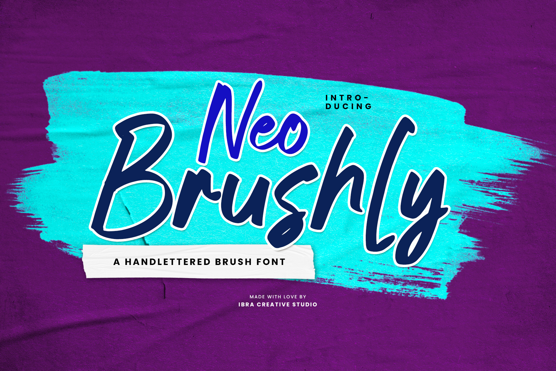 Neo Brushly – A Handlettered Brush Font – IbraCreative | Fonts and ...