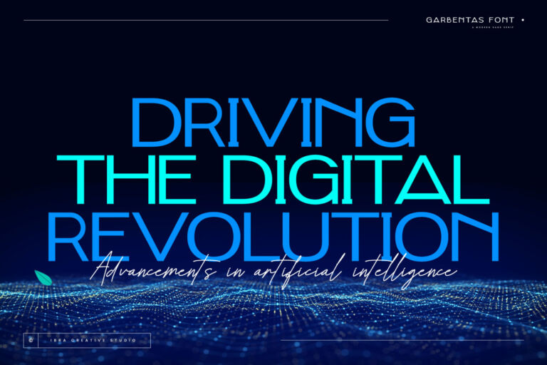 Garbentas – A Modern Sans Serif font preview