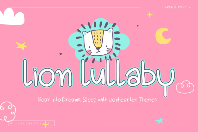 Lareno – A Playful Comic Font font preview