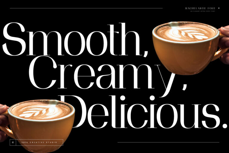 Rachelasti – An Elegant Retro Serif Font font preview