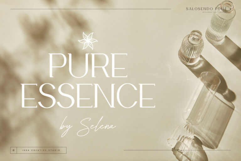 Salosendo – An Elegant Serif Typeface font preview