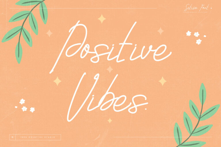 Setisa – A Cute Monoline Script Font font preview