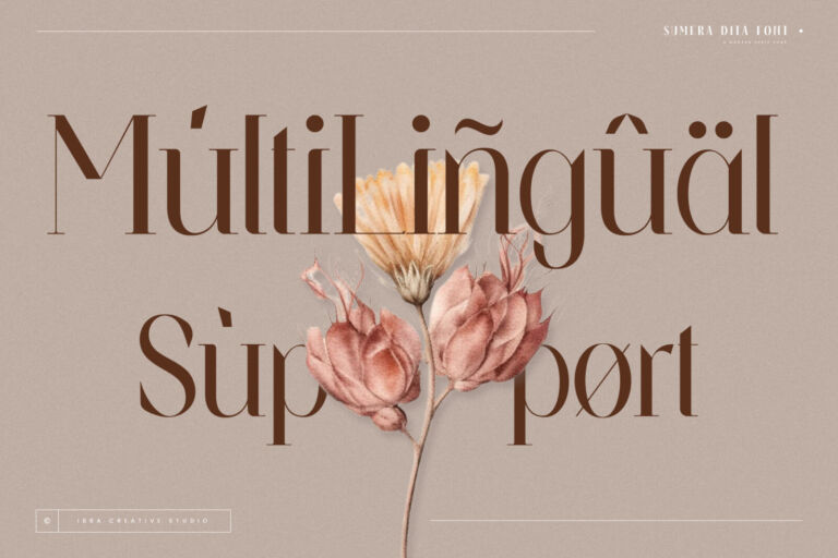 Sumera Dita – A Modern Serif Font font preview