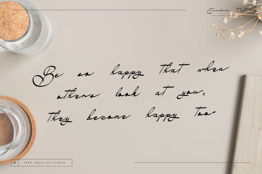 Esmelora – A Calligraphy Signature Typeface font preview