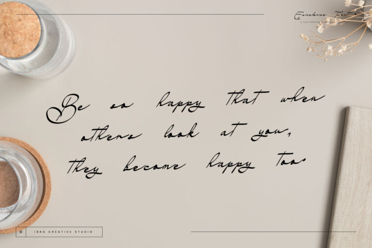Esmelora –  A Calligraphy Signature Typeface font preview