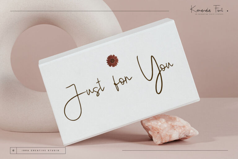 Kemanala – An Enchanting Script Typeface font preview