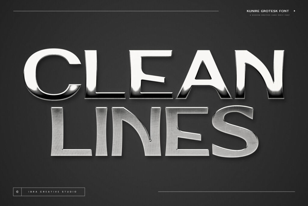 Kunire Grotesk – A Modern Grostesk Sans Serif Font font preview