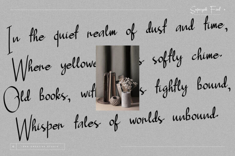 Supriyadi – A Modern Handwritten Typeface font preview