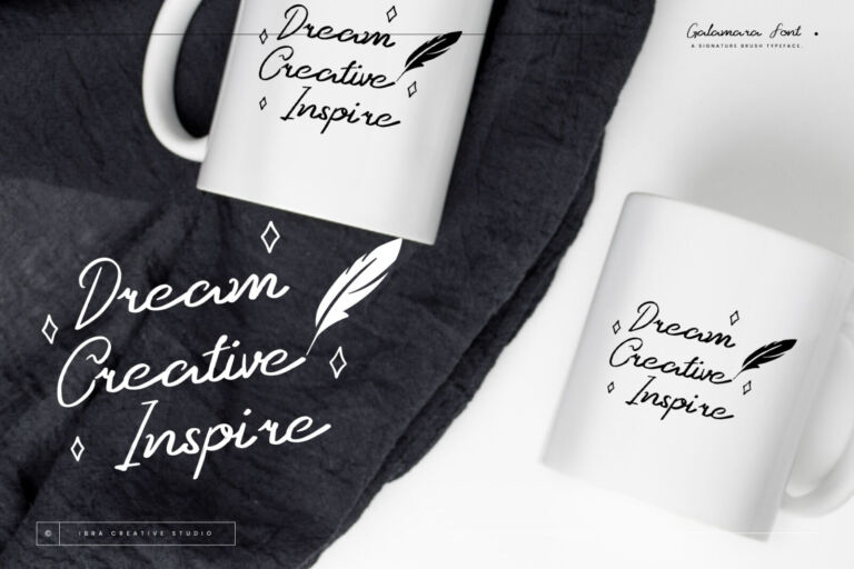 Galamara – A Signature Brush Typeface font preview