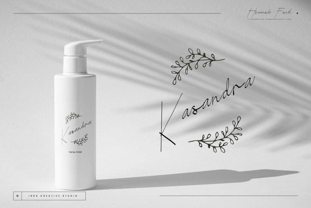 Hevanola – A Marker Brush Script Font font preview