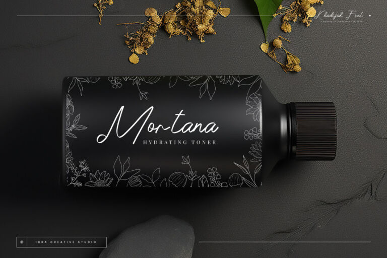 Khadijah –  A Modern Calligraphic Typeface font preview