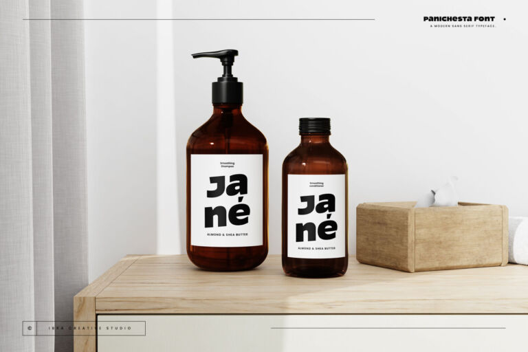 Panichesta – A Modern Sans Serif Typeface font preview