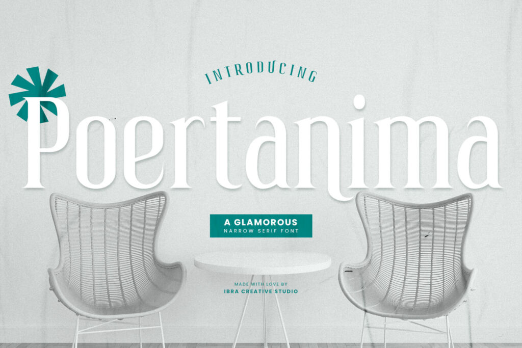 Poertanima font preview 1