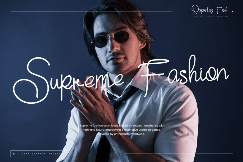 Rapuntaz – A Handwritten Signature Script Font font preview