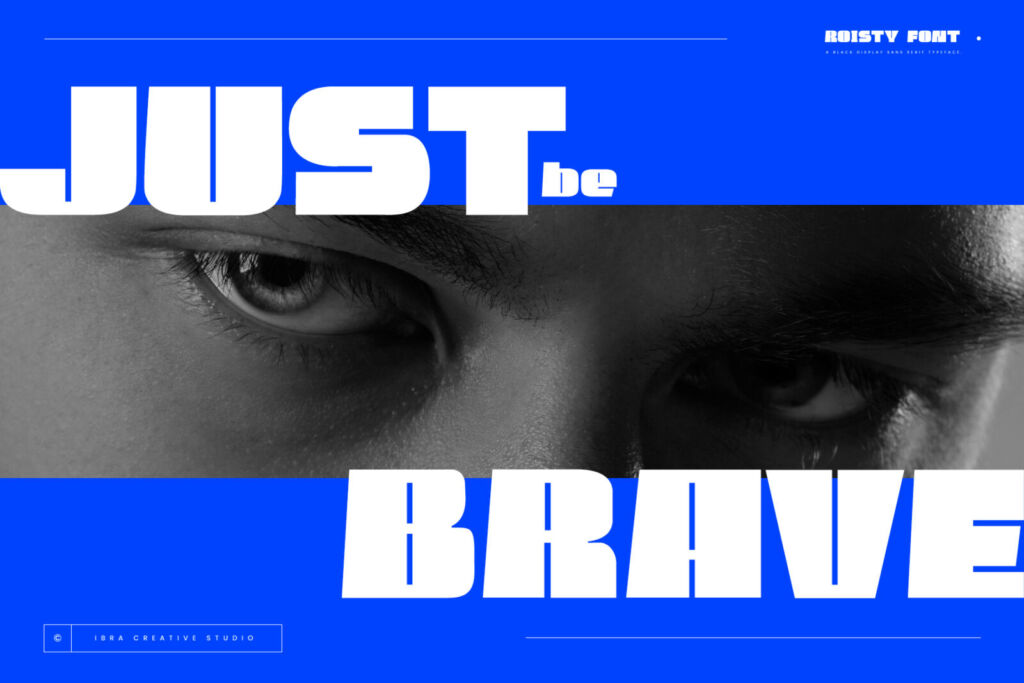 Roisty – A Black Display Sans Serif Typeface font preview