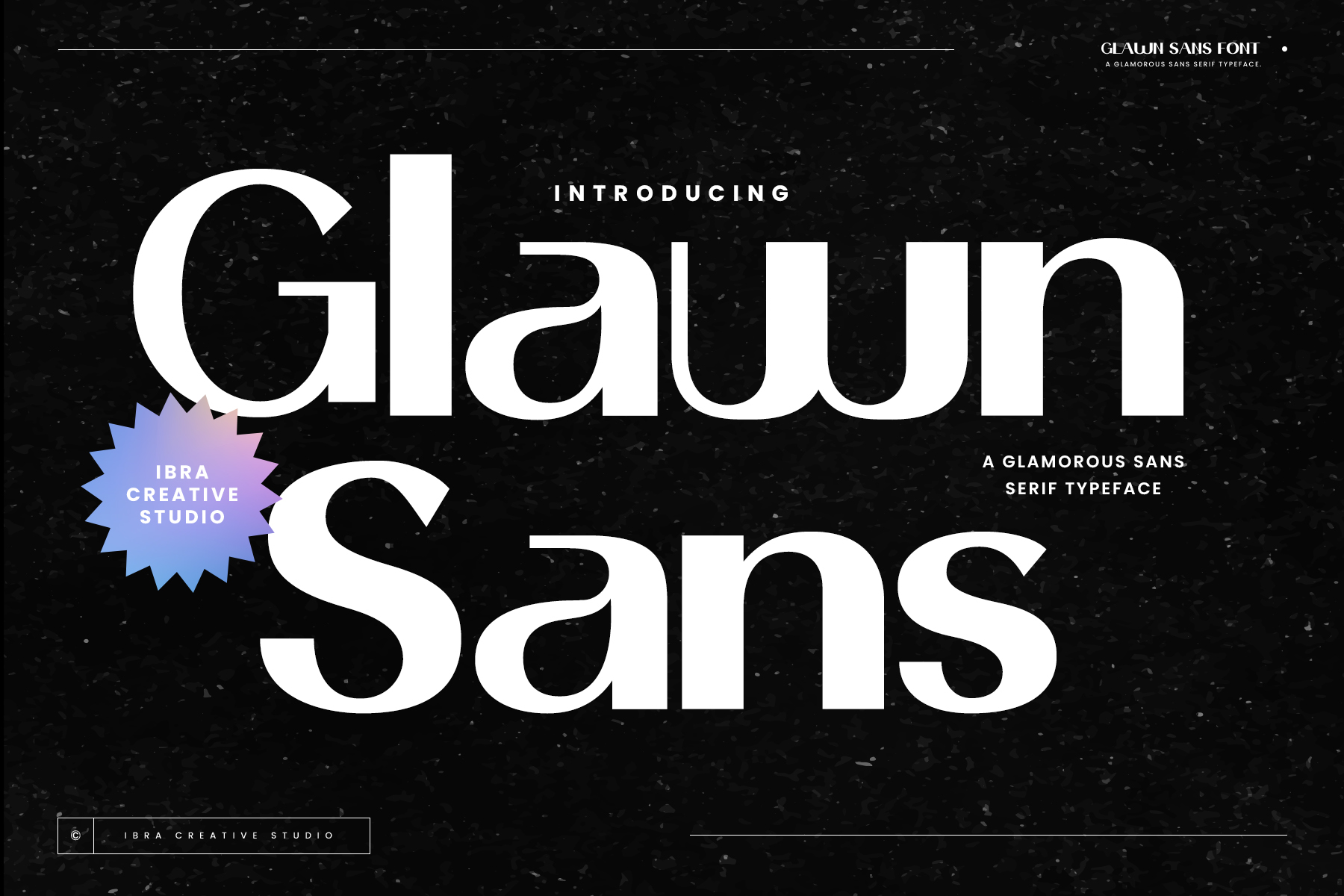Glawn Sans - 1